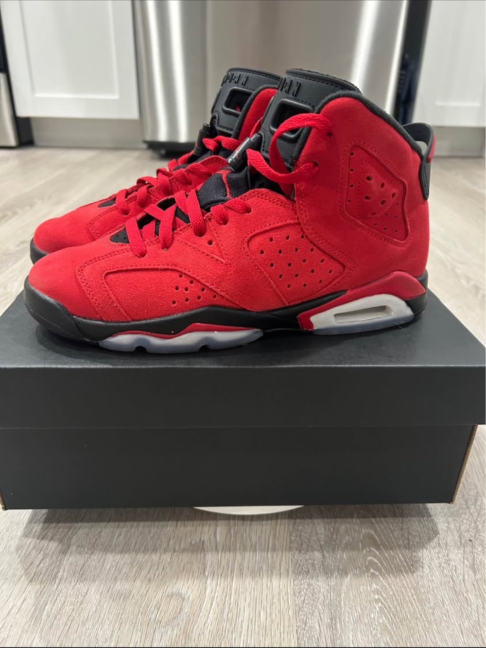 Air Jordan 6 Retro Toro Bravo Size 7Y